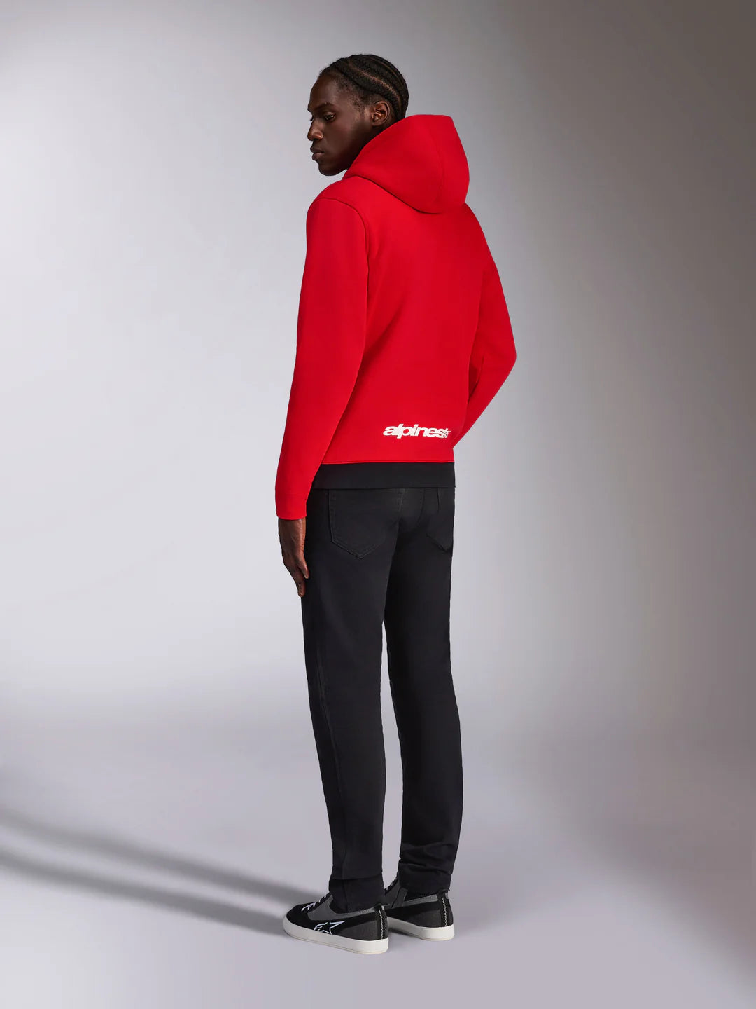 Alpinestars Parallel Hættetrøje Sort/Rød