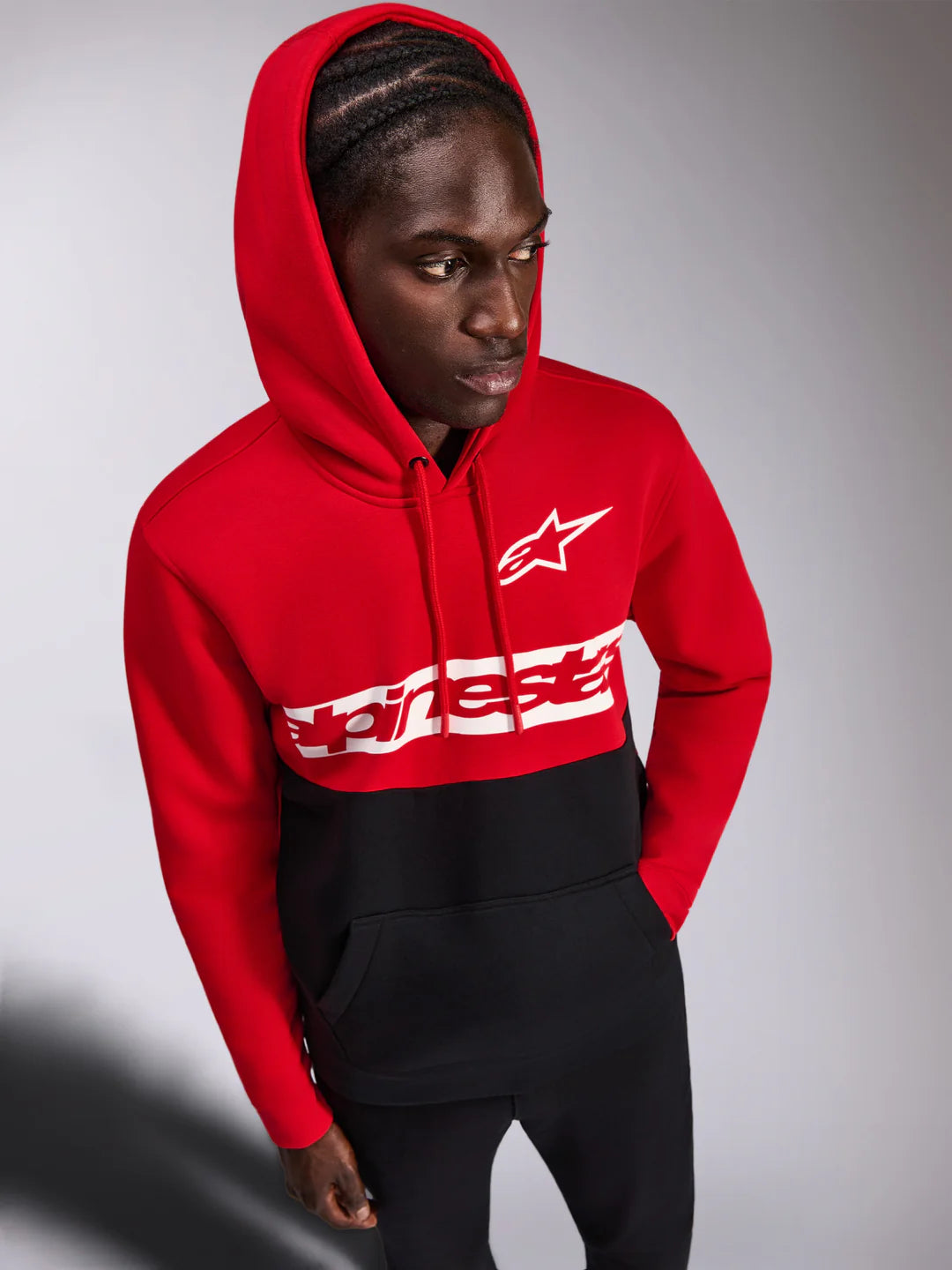 Alpinestars Parallel Hættetrøje Sort/Rød