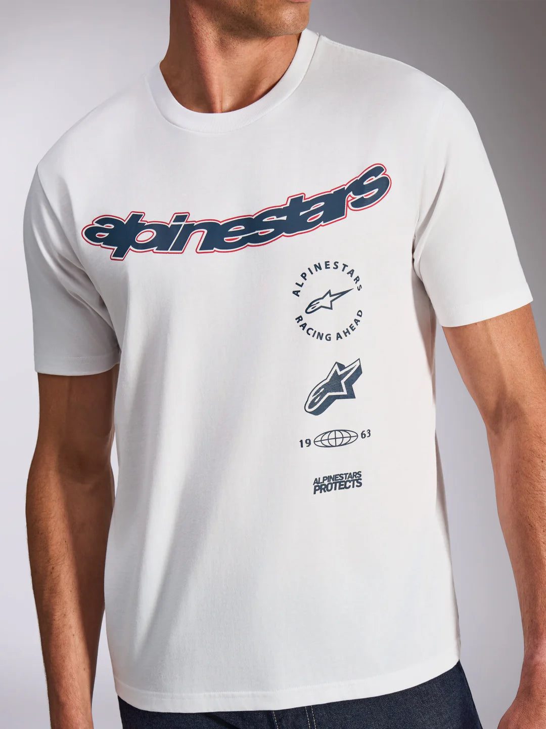 Alpinestars T-Shirt Abus SS CSF Hvid