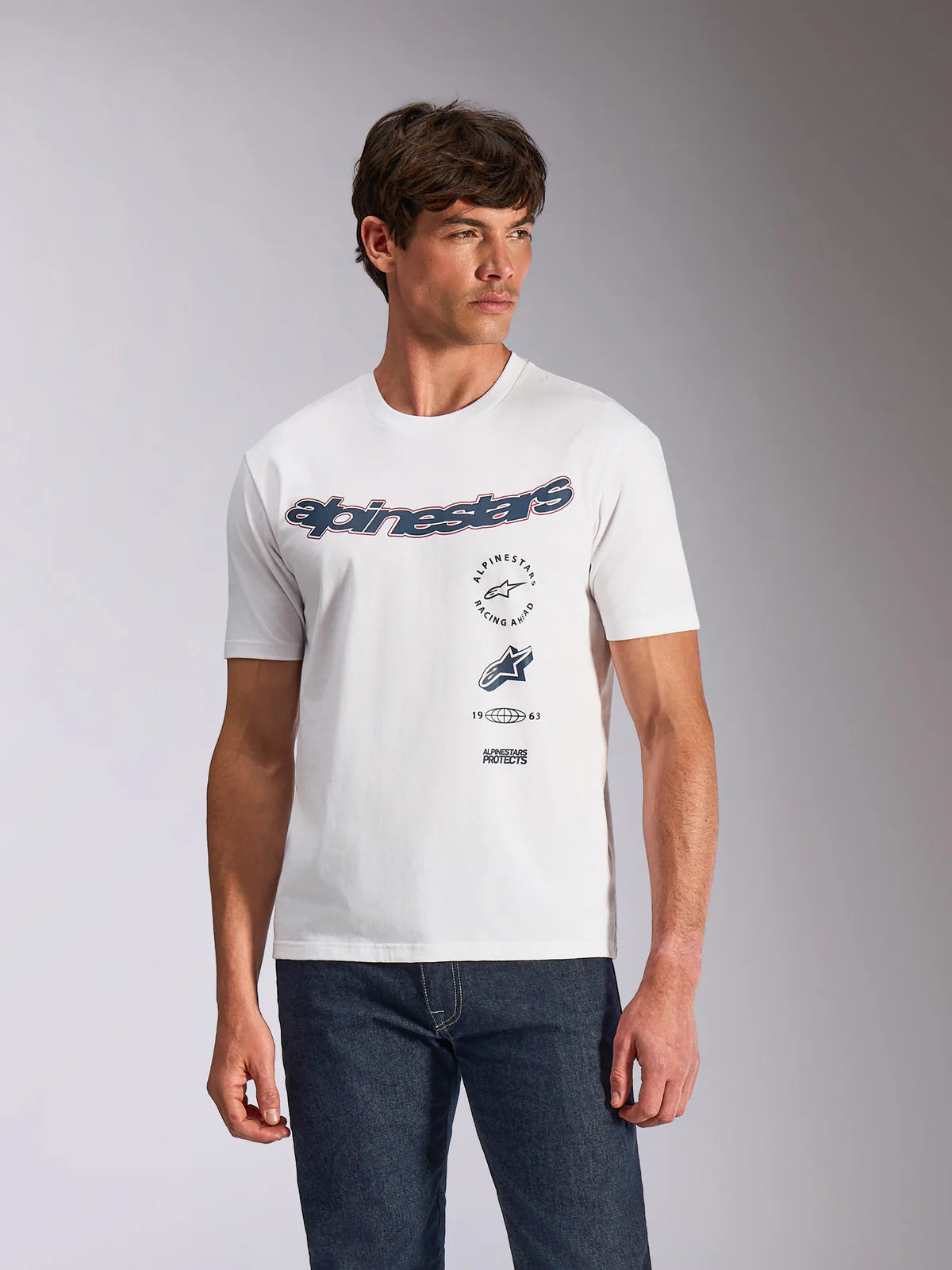 Alpinestars T-Shirt Abus SS CSF Hvid