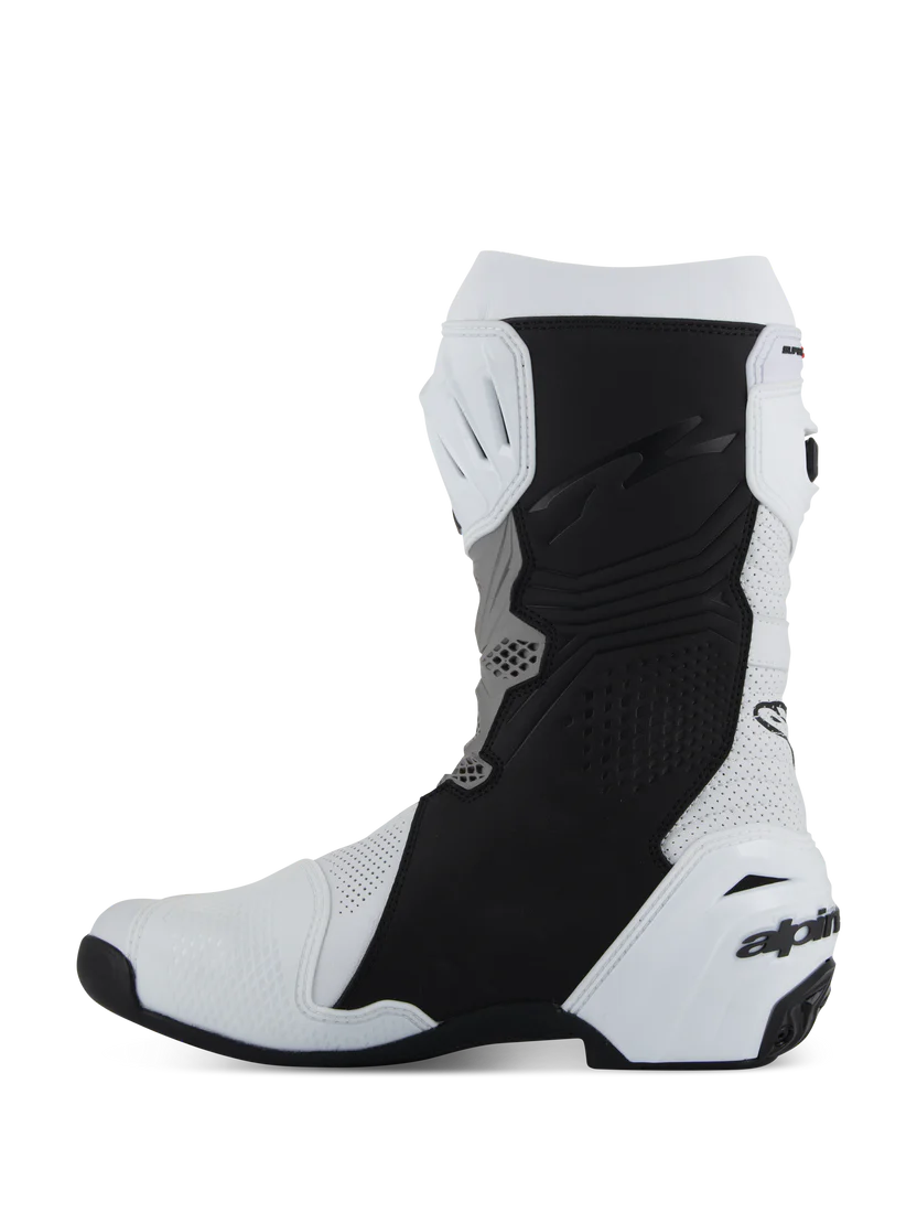 Alpinestars Supertech R Vented MC Støvler – White/Gray/Black