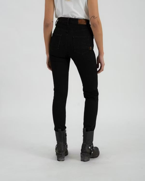 ROKKERTECH High Waist Sort Dame L34 Rokker