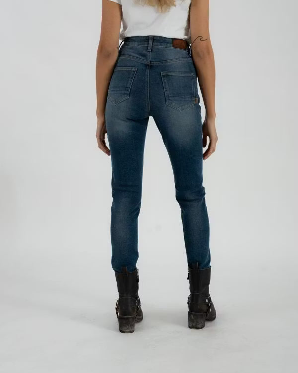 ROKKERTECH High Waist blå Dame L32 Rokker