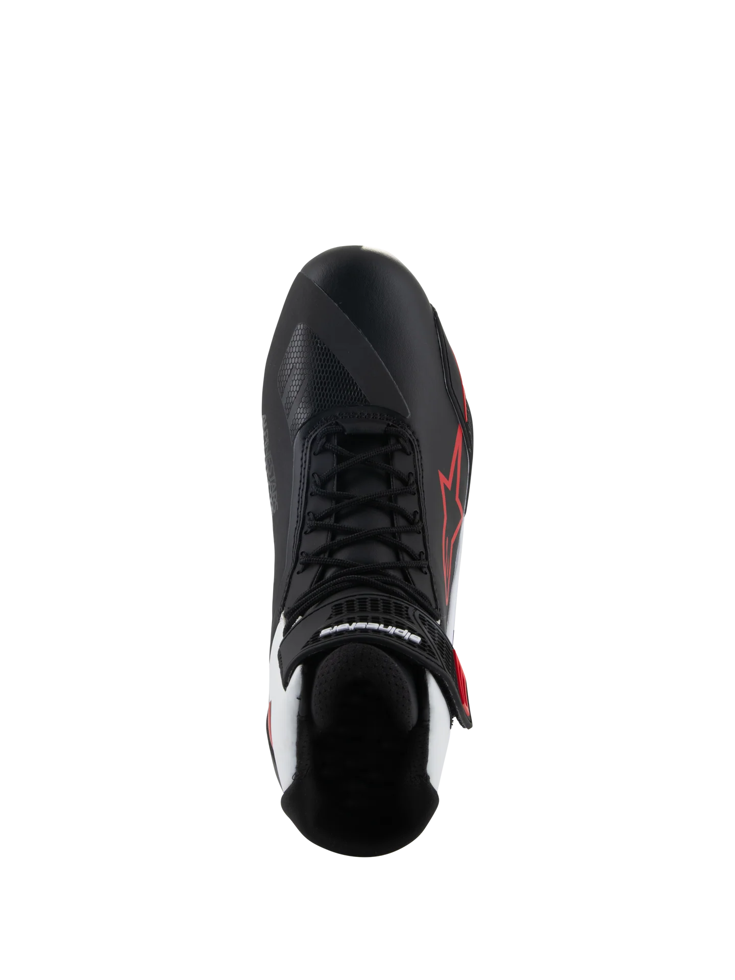 Alpinestars Faster-4 MC Sko Sort/Hvid/Rød