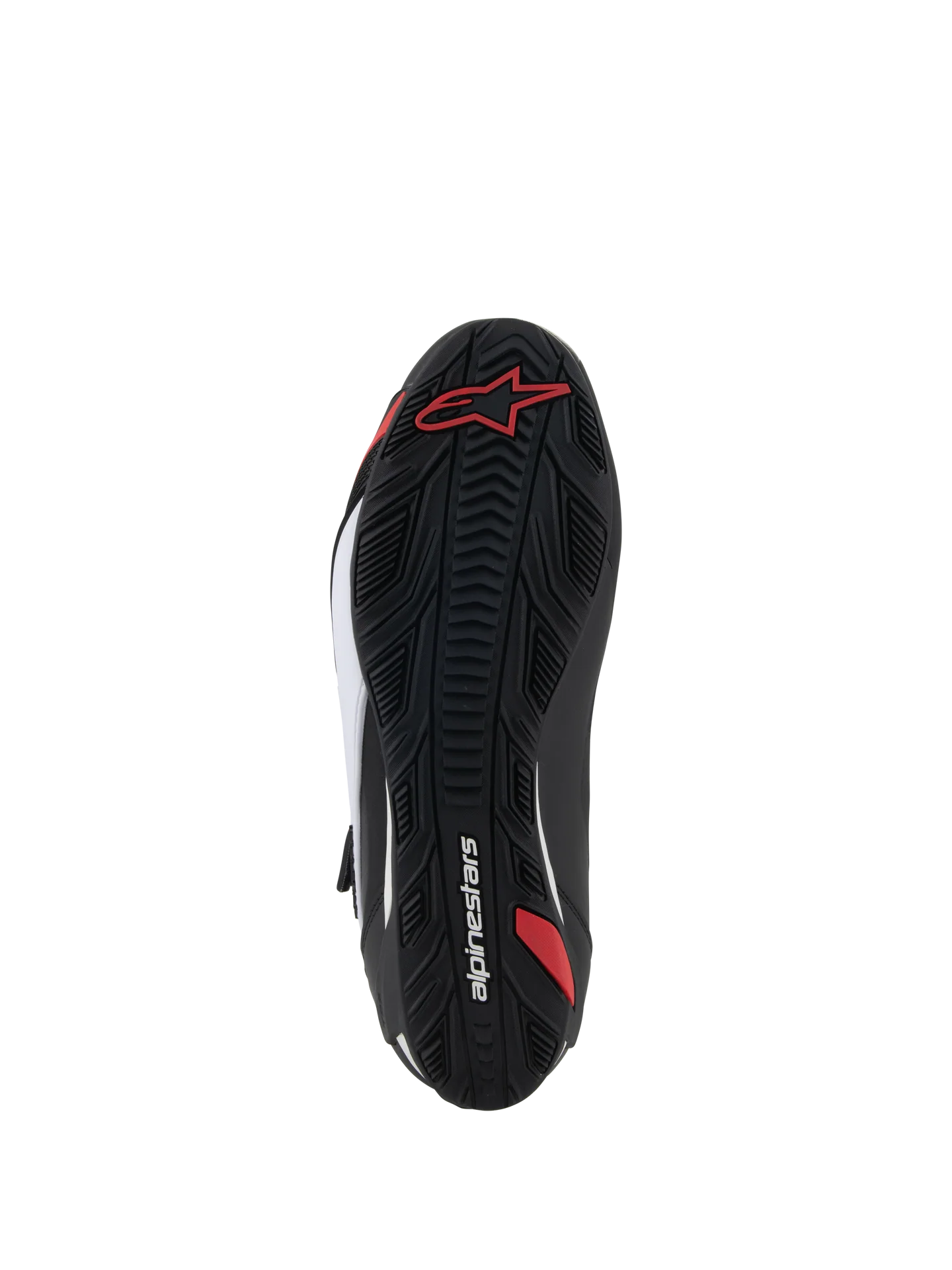 Alpinestars Faster-4 MC Sko Sort/Hvid/Rød