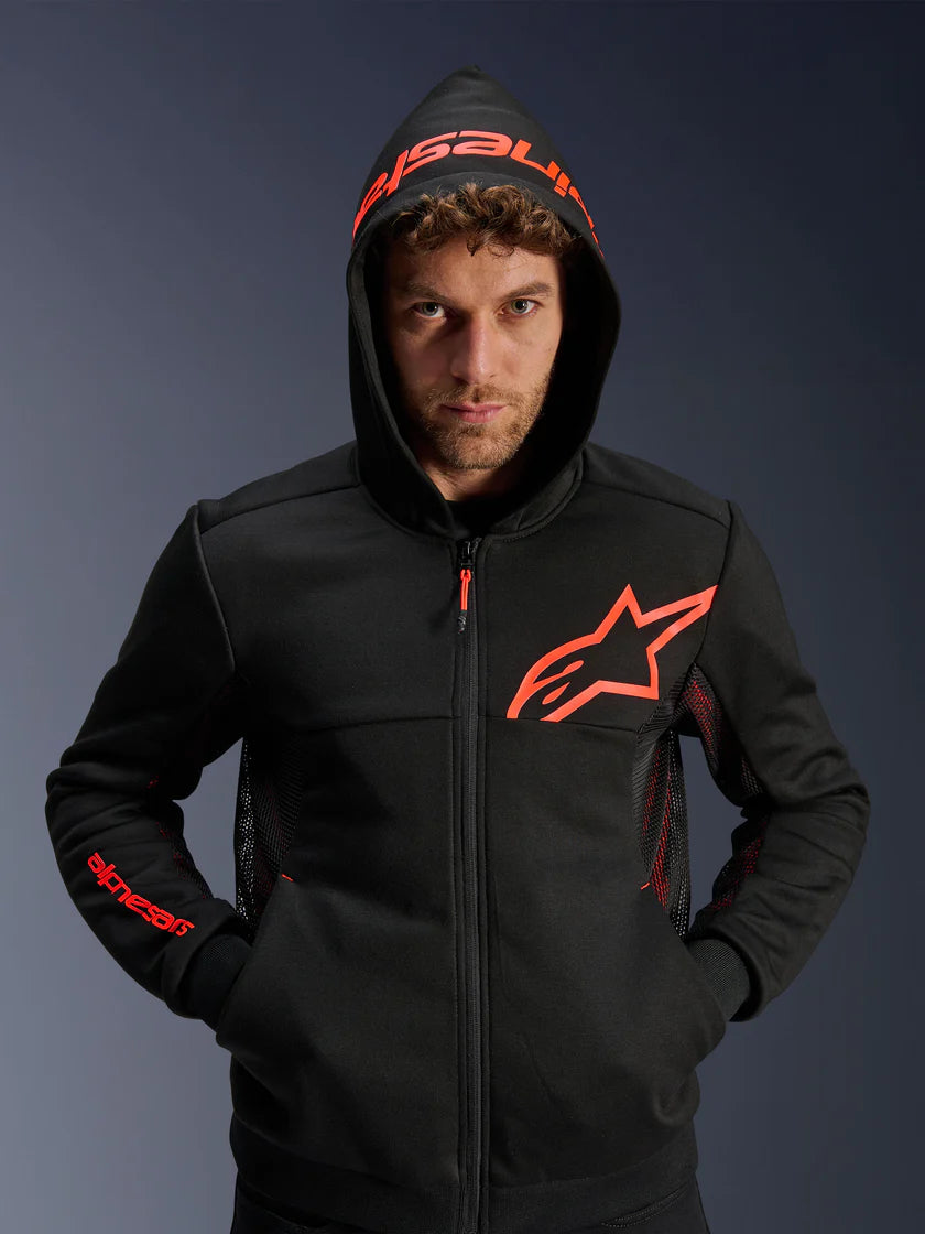 Alpinestars Chrome Air hættetrøje Sort/Rød