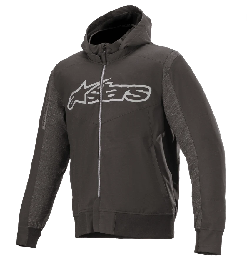 ALPHINESTARS Rhod Tekstil Jakke Vindstopper Sort Hoodie Alpinestars