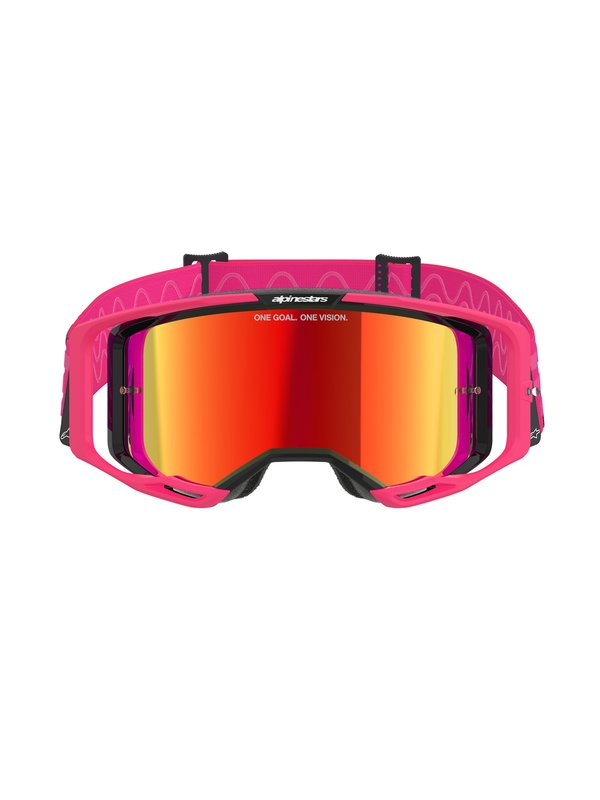 Alpinestars Vision 8 CORP MX Brille – Pink / Mirror Red