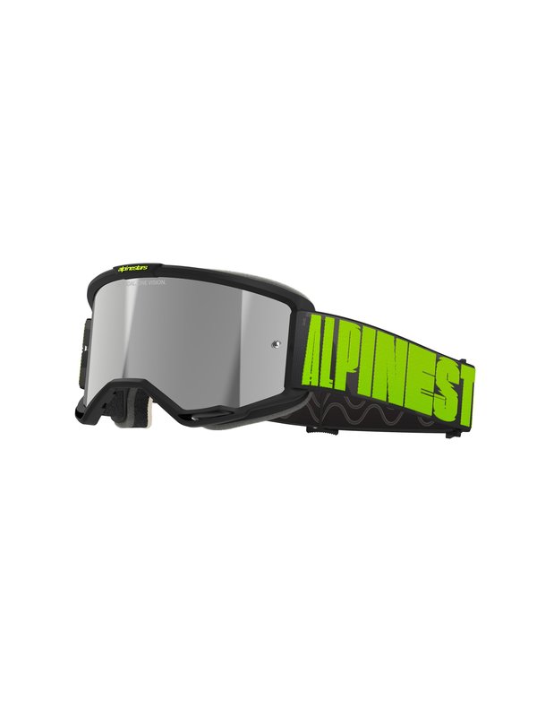 Alpinestars Vision 5 Hollow MX Brille – Charcoal/Yellow Fluo Mirror Silver