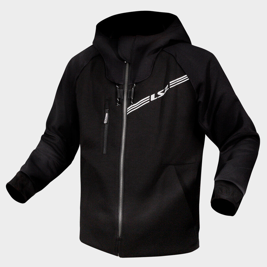 LS2 Throttle Man MC Hoodie Sort