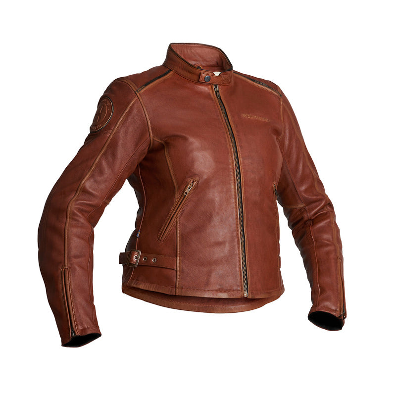 HALVARSSONS Læder Jakke Nyvall Dame Brun Halvarssons