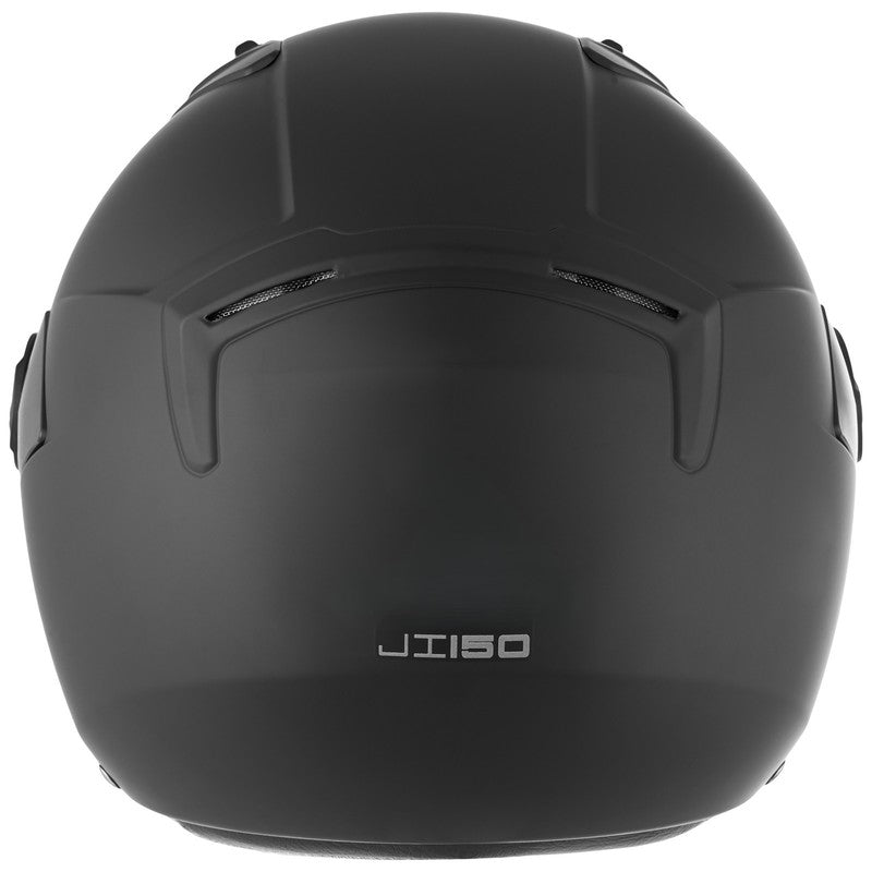 AMOQ JI150 Solid Matt Sort Pilot Hjelm