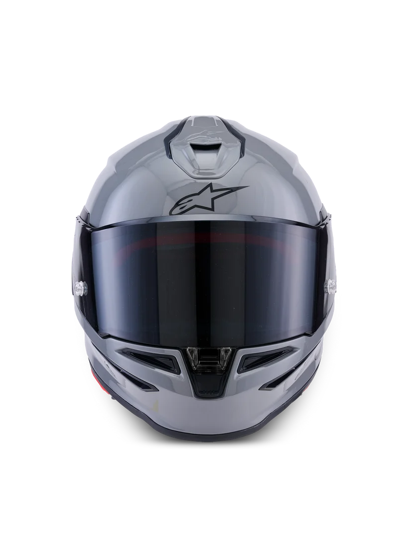 Alpinestars Supertech R7 Blank Grå MC Hjelm