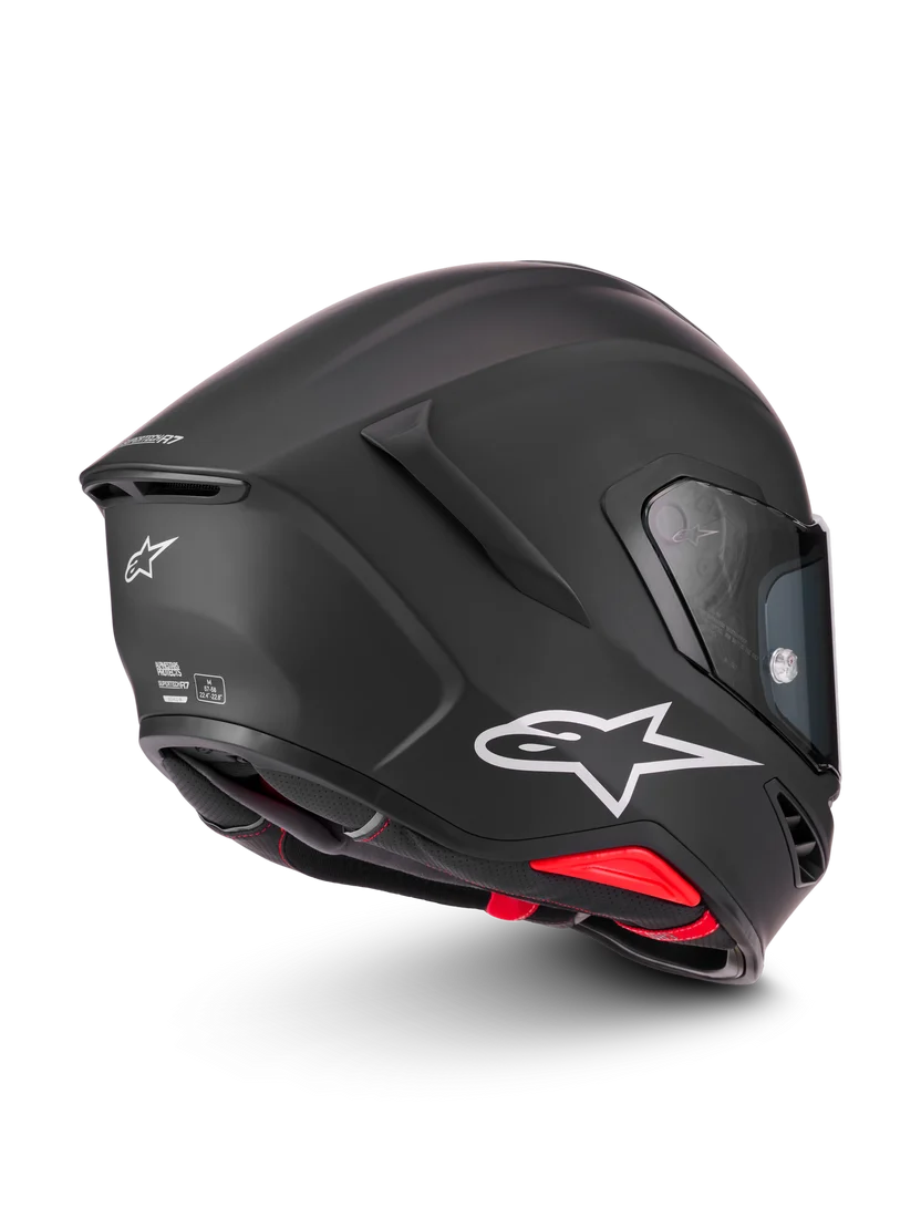 Alpinestars Supertech R7 Mat Sort MC Hjelm