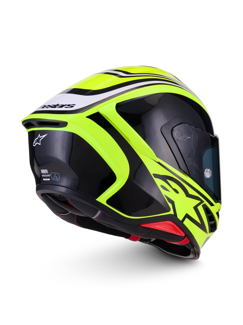 Alpinestars Supertech R7 Zeal Design Fluo Gul MC Hjelm