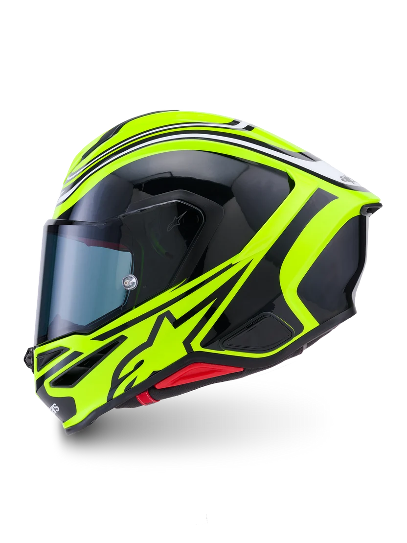 Alpinestars Supertech R7 Zeal Design Fluo Gul MC Hjelm