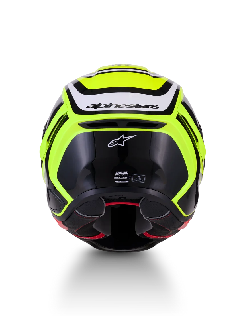 Alpinestars Supertech R7 Zeal Design Fluo Gul MC Hjelm