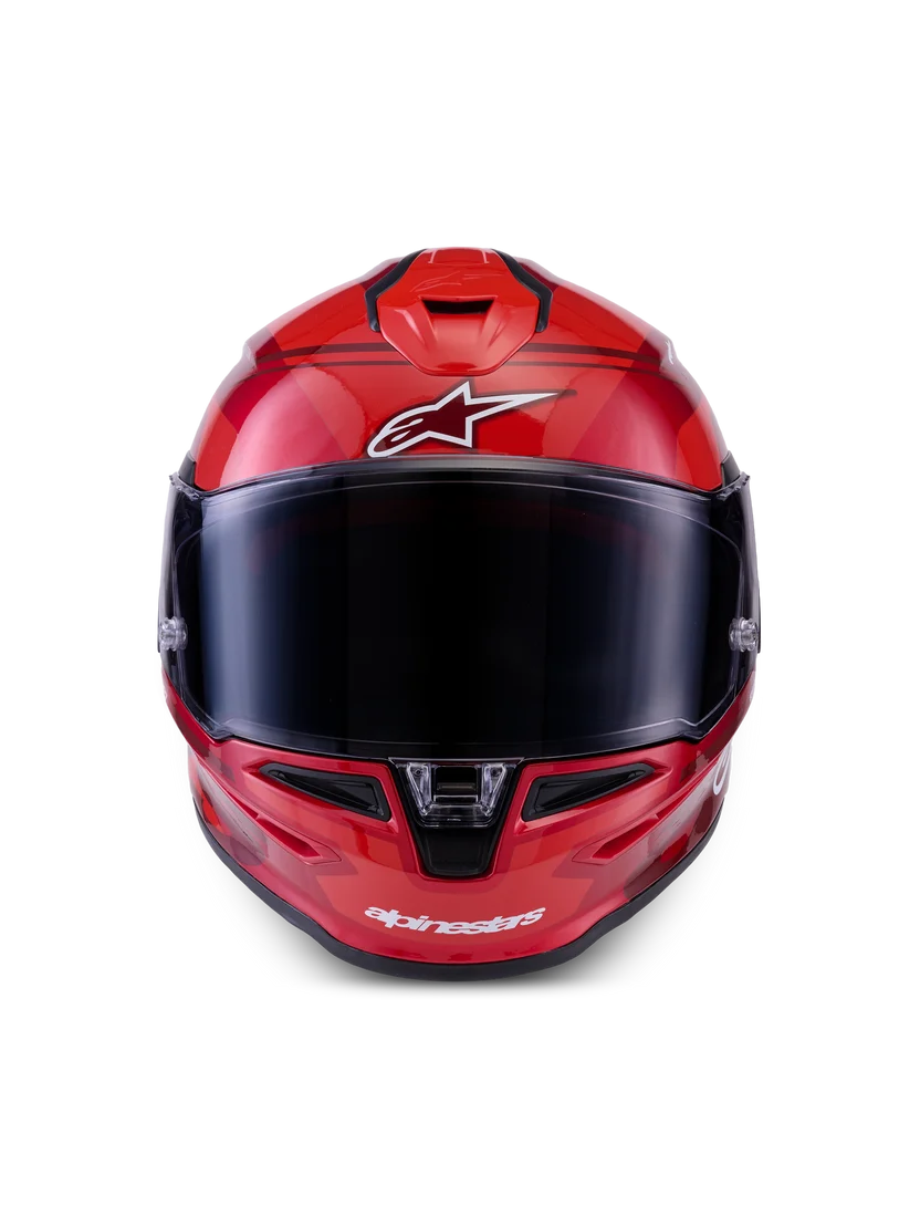 Alpinestars Supertech R7 Core Design Rød MC Hjelm