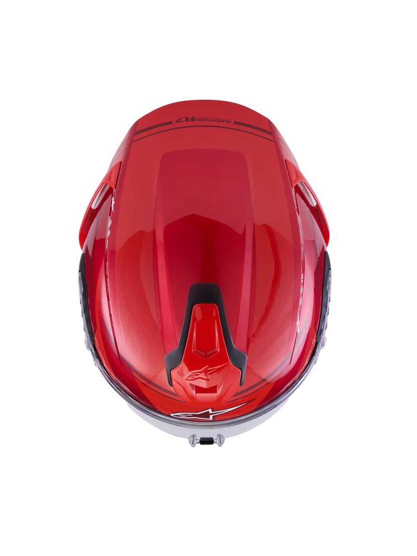 Alpinestars Supertech R7 Core Design Rød MC Hjelm