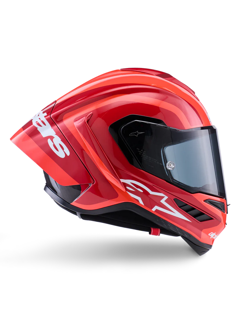 Alpinestars Supertech S-R10 Hjelm Arius Sort/Hvid/Duo Rød