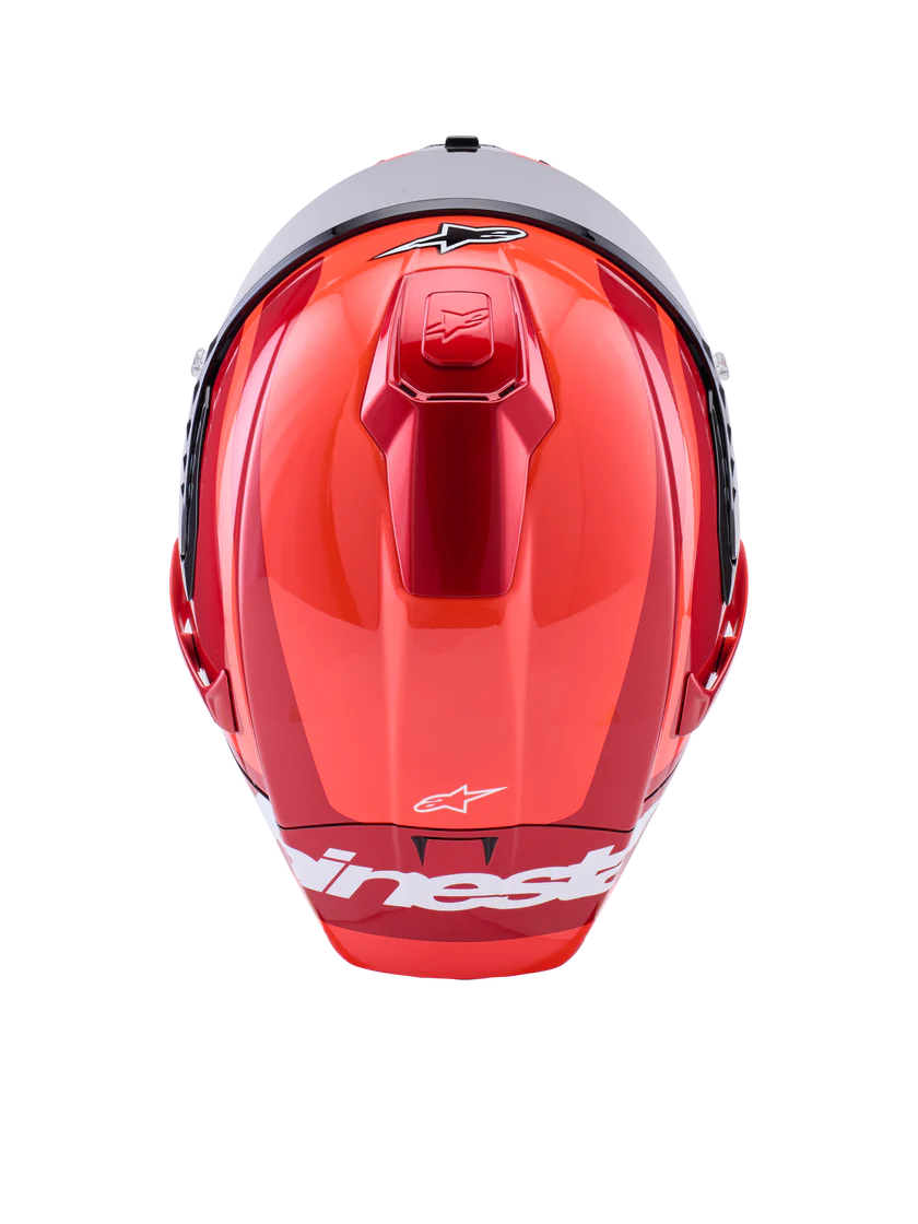 Alpinestars Supertech S-R10 Hjelm Arius Sort/Hvid/Duo Rød