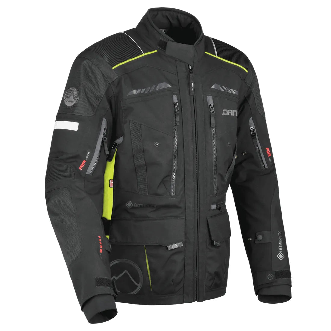 Dane Hornum Gore-Tex MC Jakke Sort/Gul