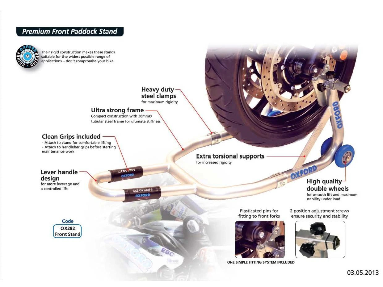 Oxford Front MC Løfter Premium Oxford