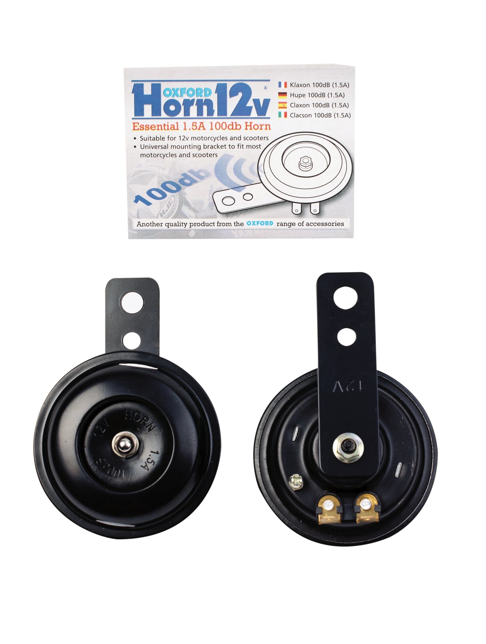 12 volt Horn Sort Oxford