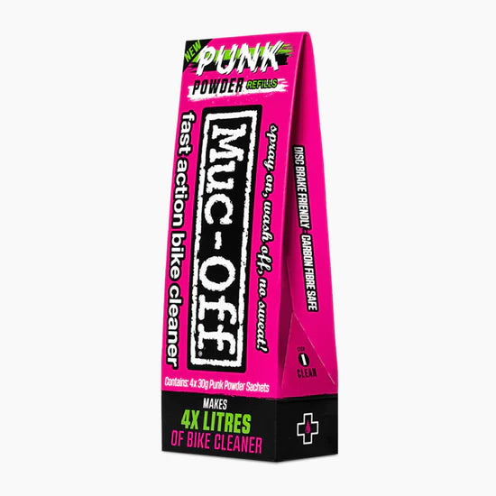 Muc Off Punk Powder MC Vaskepulver 4 x 30 g - 4 Liter