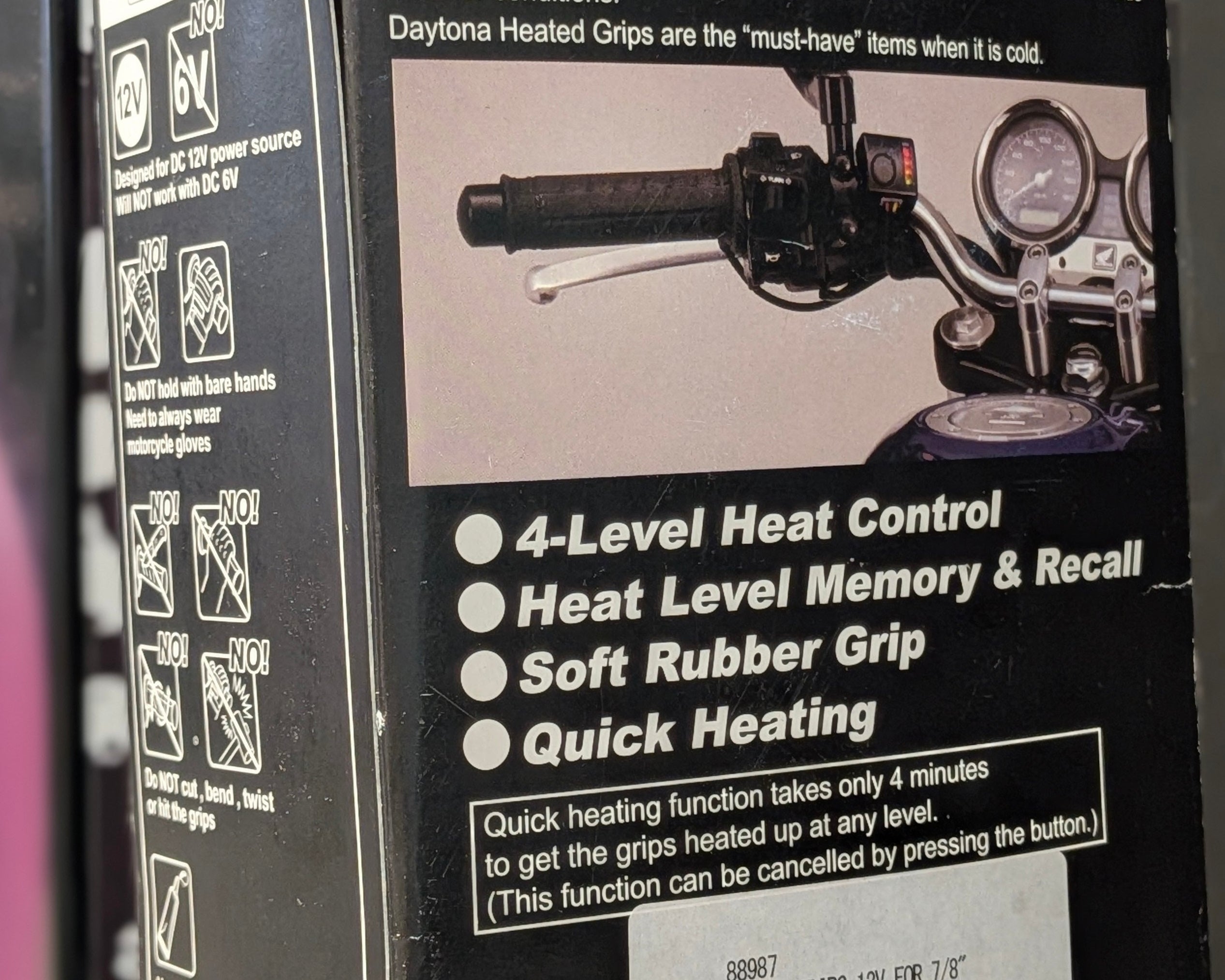 DAYTONA 120 MM VARMEHÅNDTAG 22MM