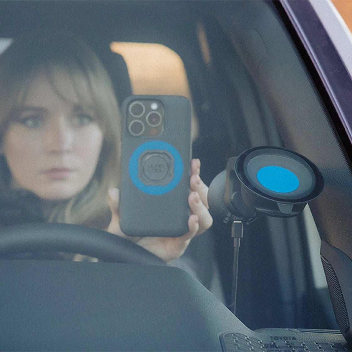 Quad Lock Bil Montering i rude V6