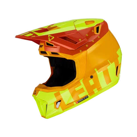 Leatt Moto 7.5 V23 Crosshjelm + Goggles – Citrus