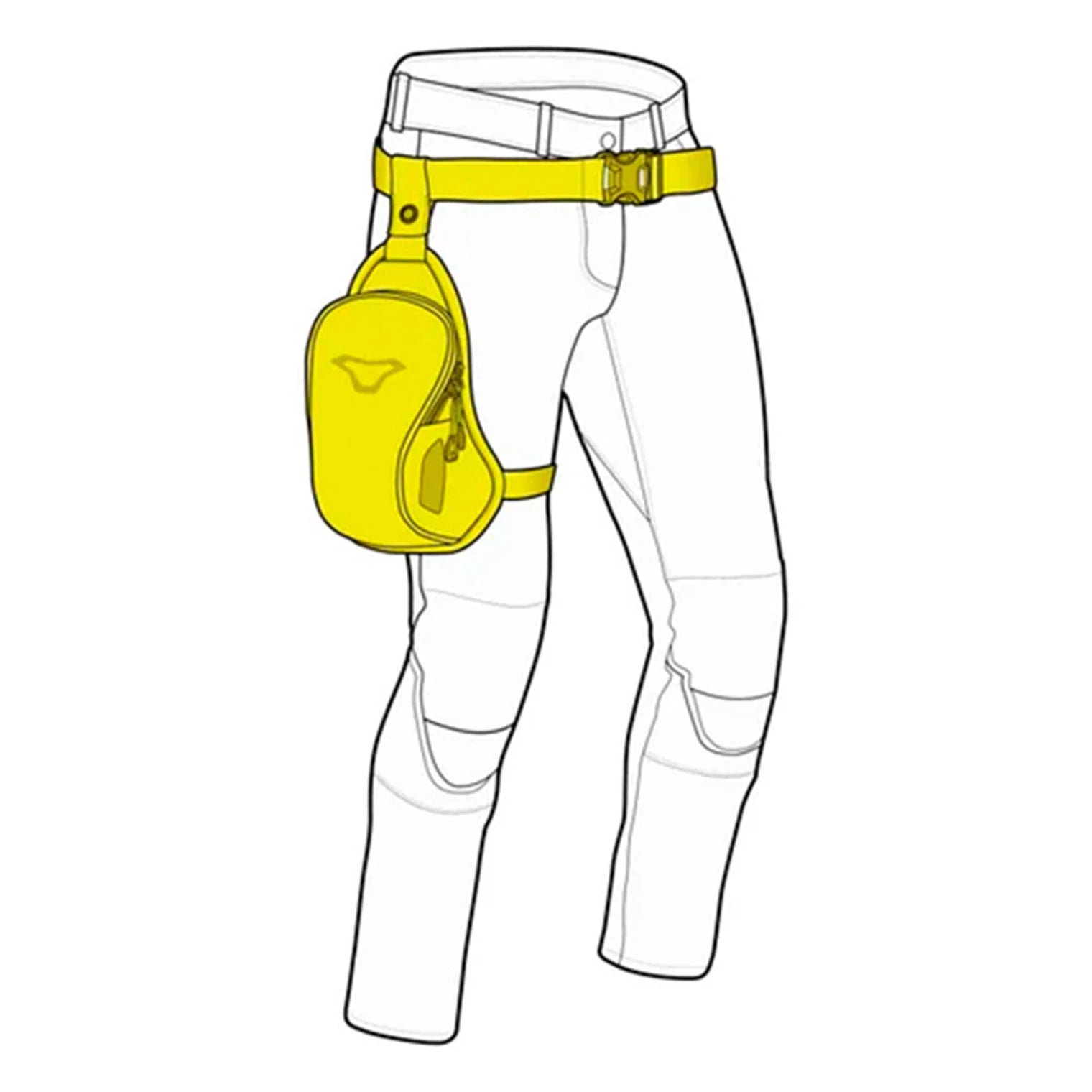 Macna Lårtaske Basic Sort