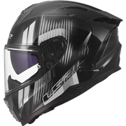 LS2 FF817 Challenger II Nitro Sort Grå