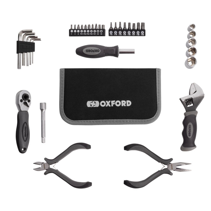 Oxford Tool Kit Pro V2 – 35 dele Værktøjssæt til MC