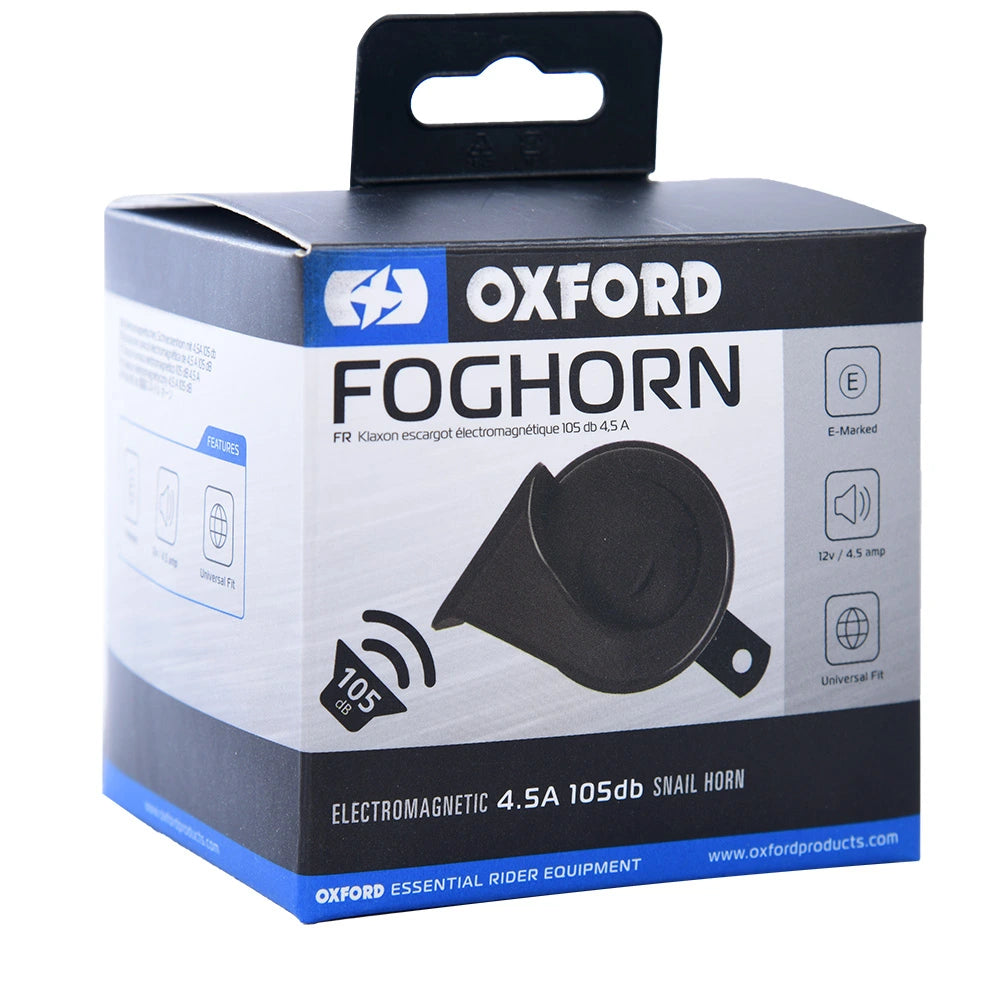 Foghorn 12V MC Horn Sort Oxford