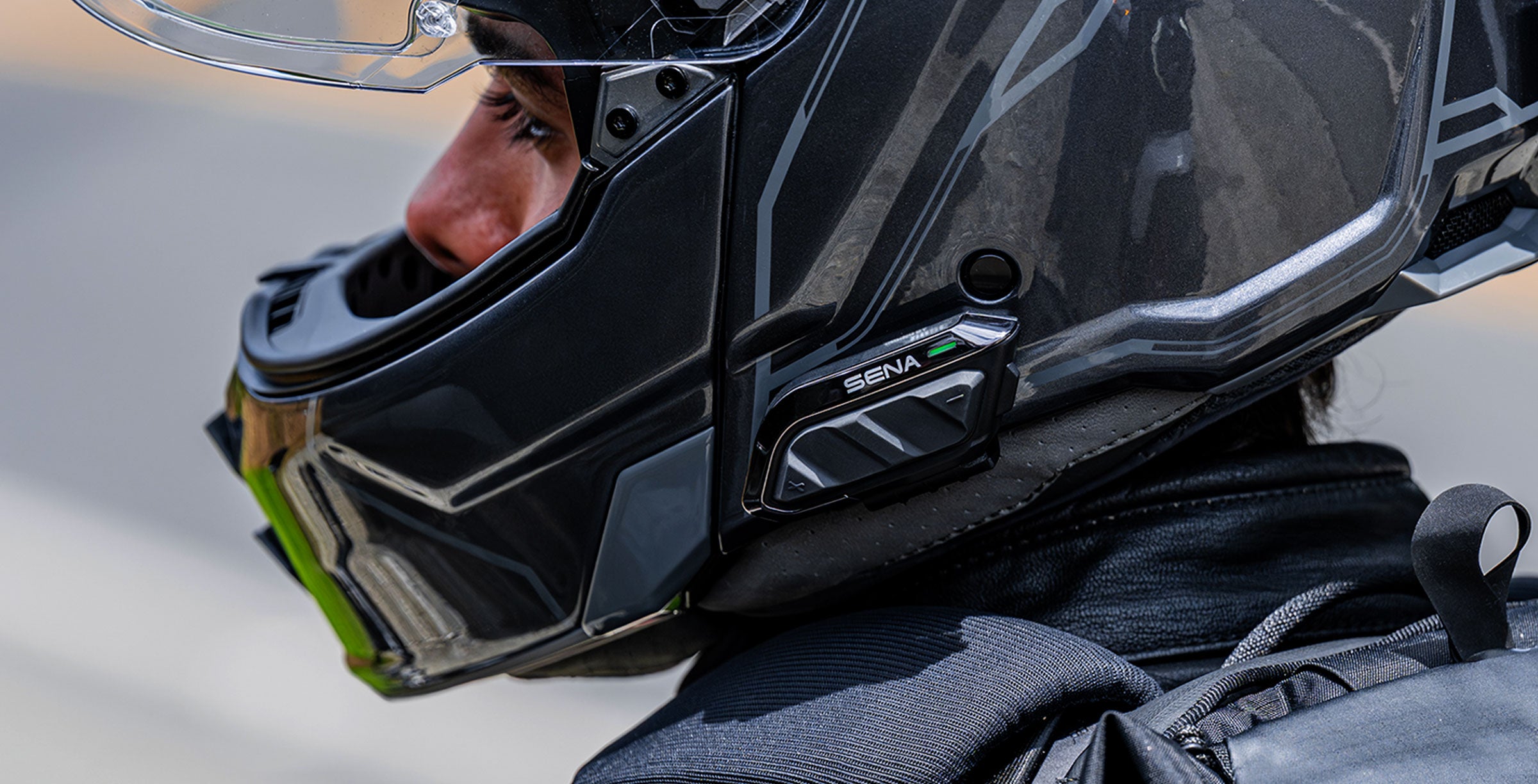 Sena Spider X Slim Mesh 3.0 Intercom Samtaleanlæg til MC Dobbelt Pakke