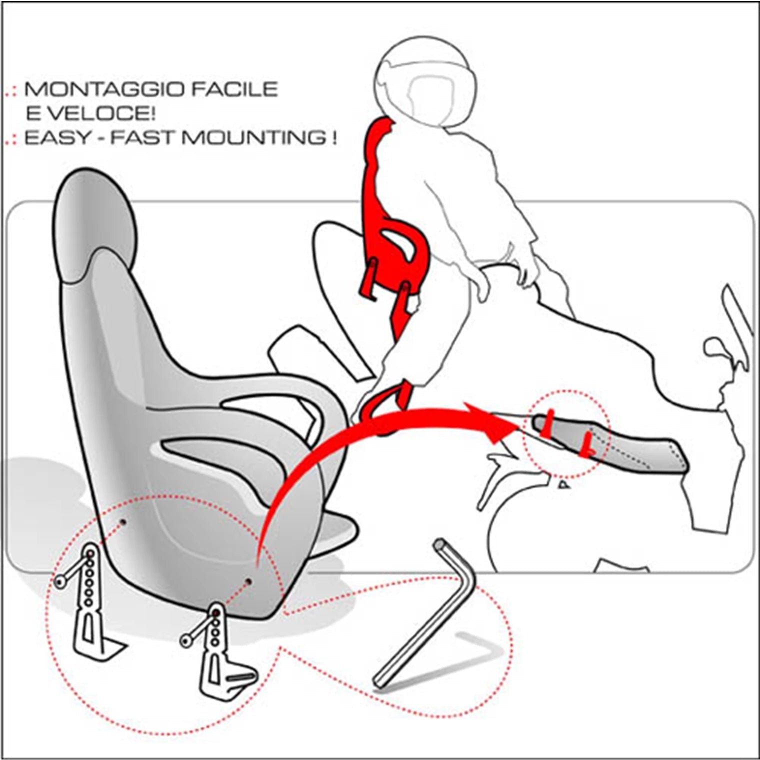 GIVI Barnestol MC GIVI