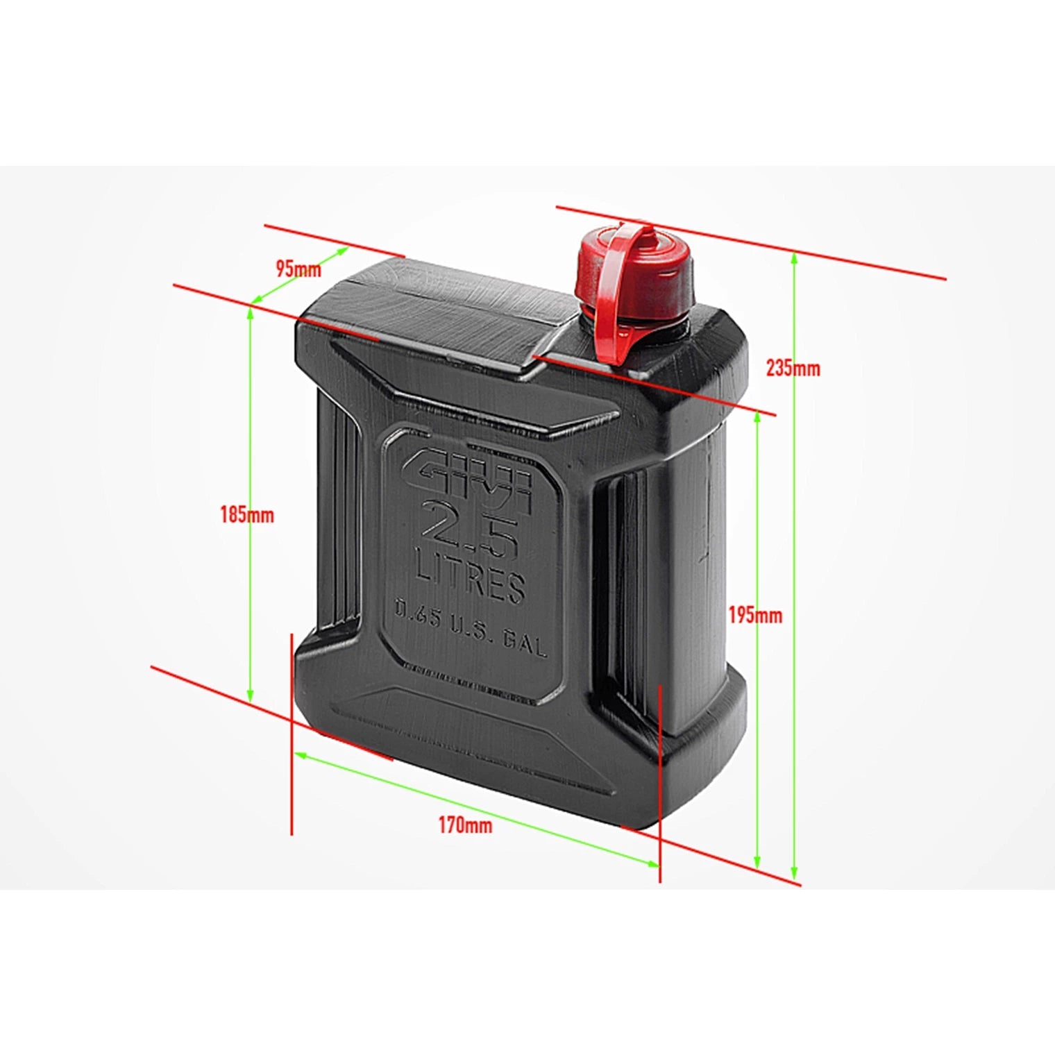 Givi Jerry Can 2,5L Benzin/Olie/vand GIVI