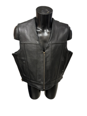 RM Roxton Lædervest Zipper RM Roxton