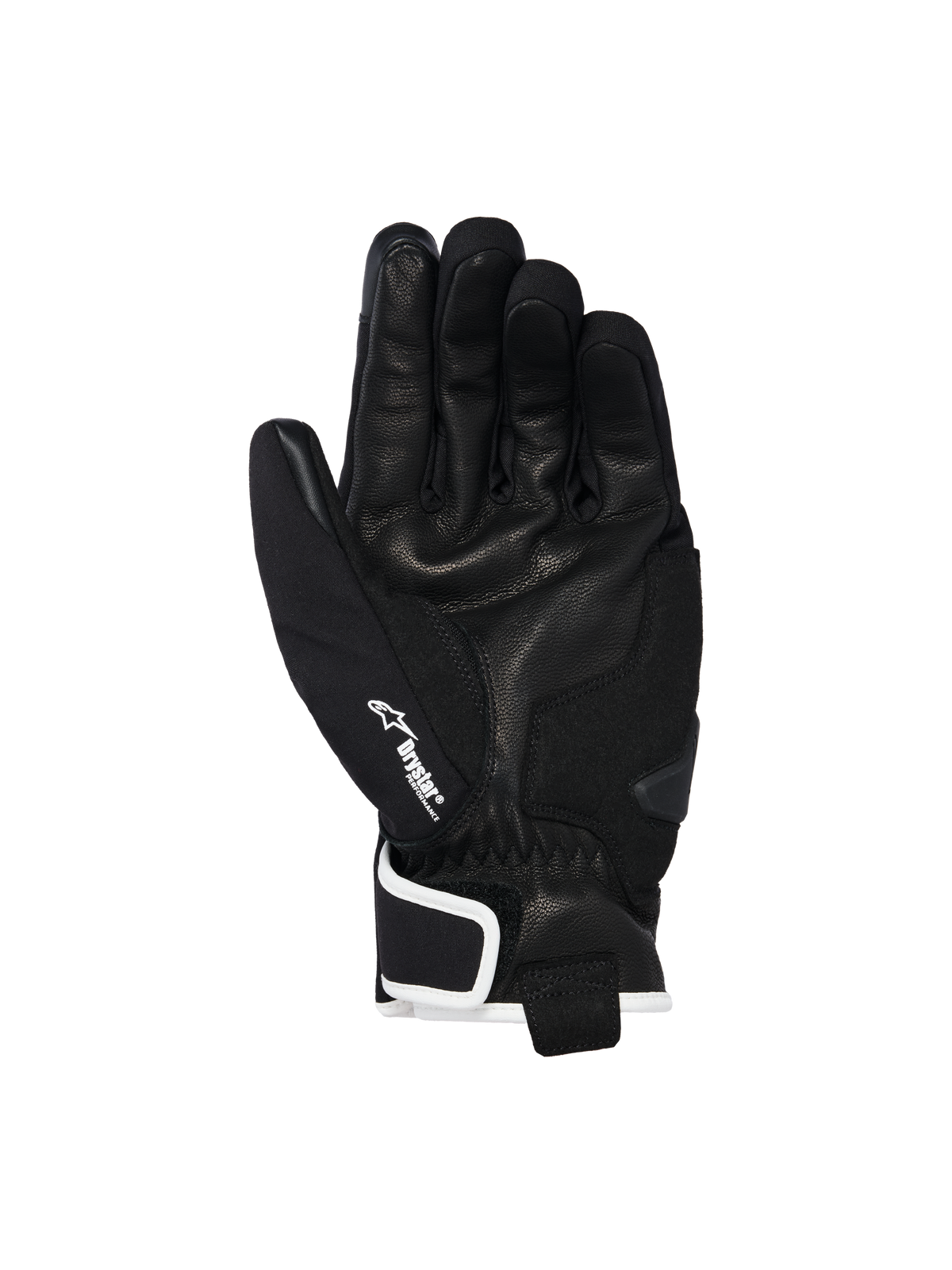 Alpinestars Moblast WP vandtætte MC-handsker – sort/råhvid – håndflade