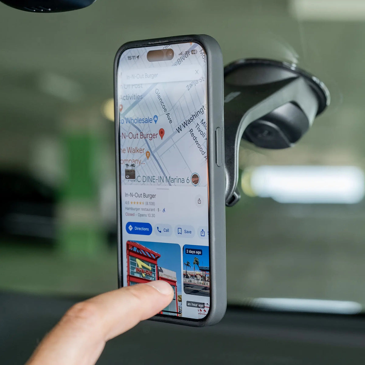 SP Connect Suction Mount telefonholder med sugekop – billede 2