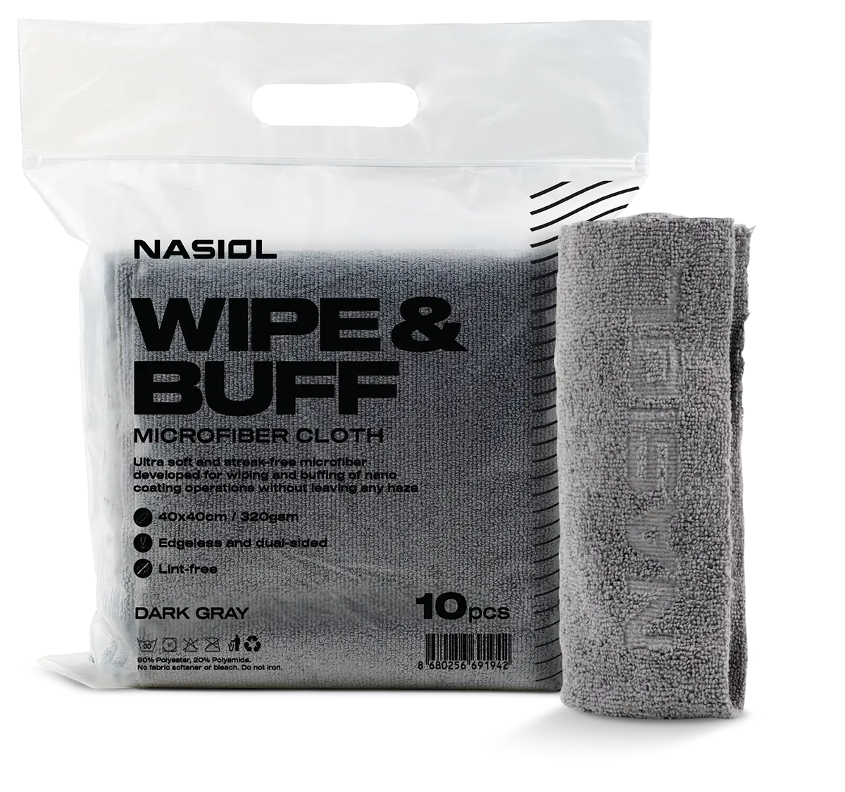 NASIOL Microfiber klude 320gsm 10stk NASIOL